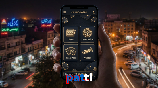 Main screen of Patti app page for PK players