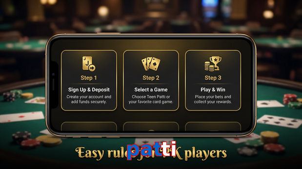 Game list for Patti game section